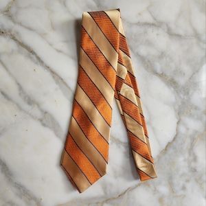 MICHAEL Michael Kors Orange 100% Silk Tie